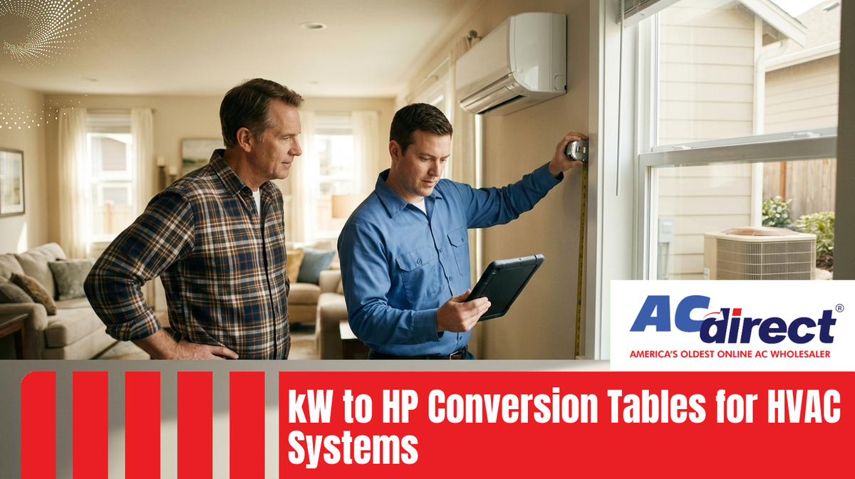 kW to HP Conversion Tables for HVAC Systems