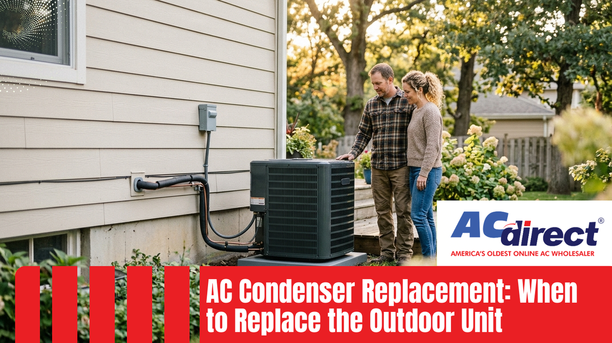AC Condenser Replacement: When to Replace the Outdoor Unit