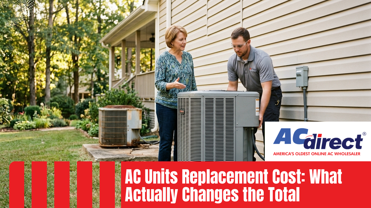 AC Units Replacement Cost: What Actually Changes the Total
