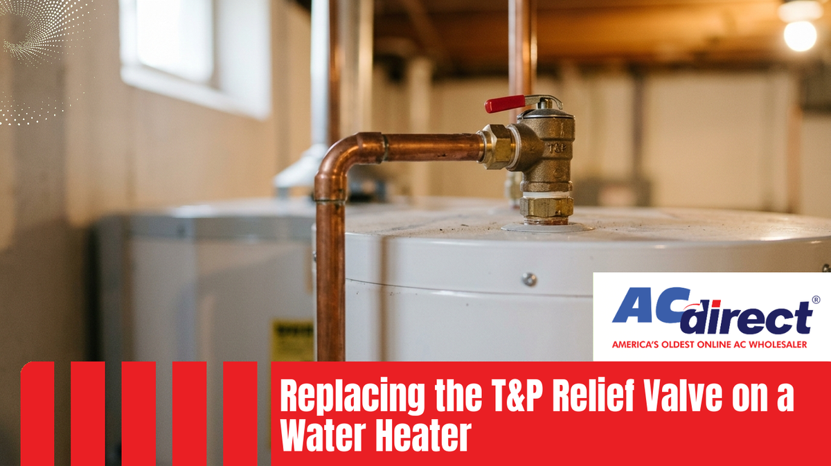 Replacing the T&P Relief Valve on a Water Heater