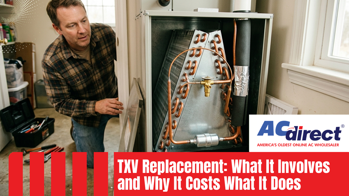 TXV Replacement: What It Involves and Why It Costs What It Does