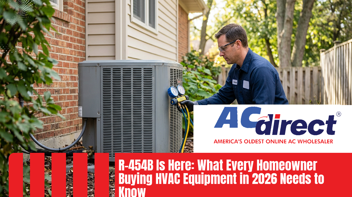 Featured image for blog post: R-454B Is Here: What Every Homeowner Buying HVAC Equipment in 2026 Needs to Know