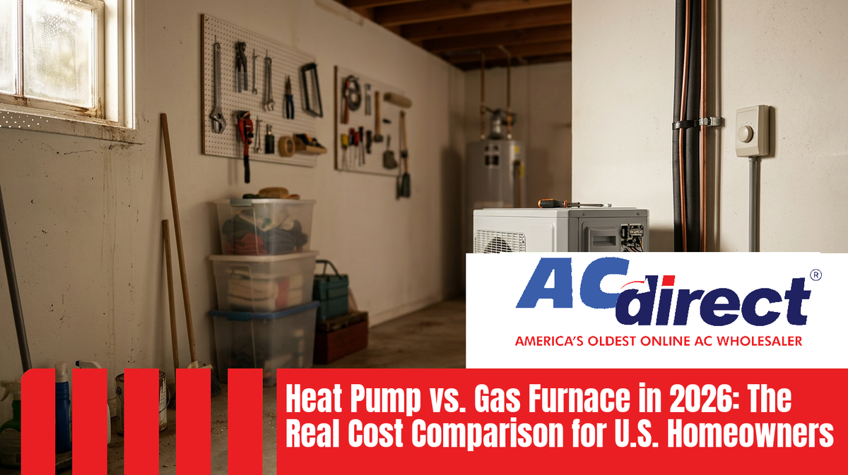 Featured image for blog post: Heat Pump vs. Gas Furnace in 2026: The Real Cost Comparison for U.S. Homeowners