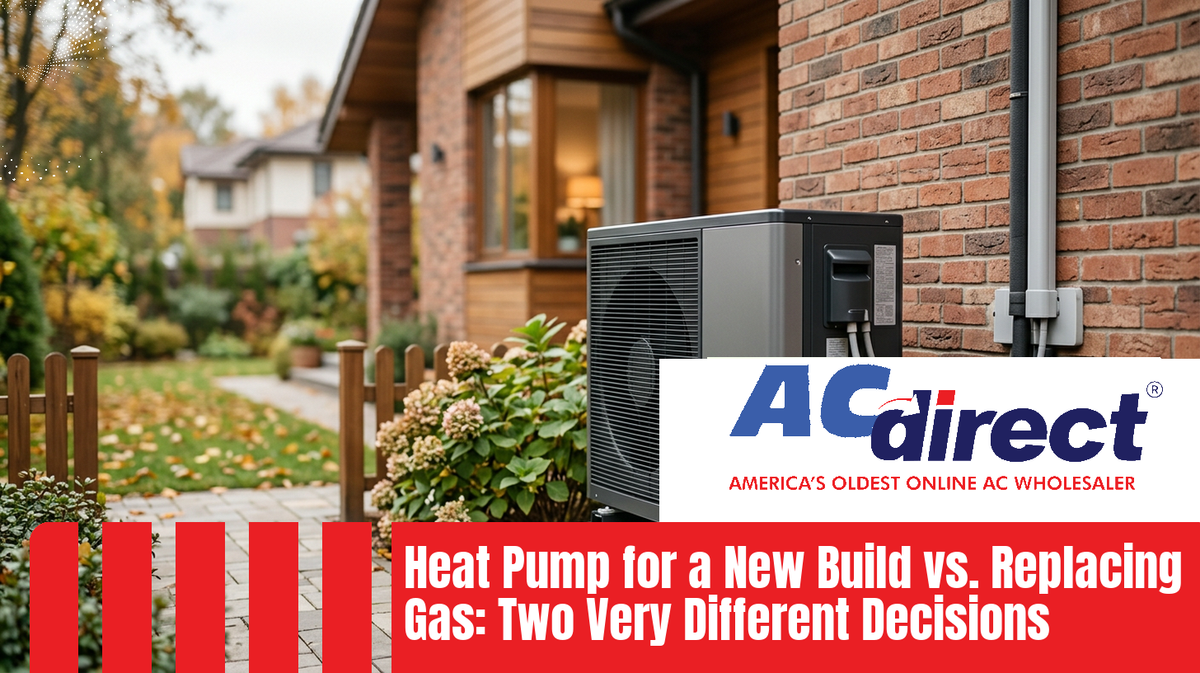 Featured image for blog post: Heat Pump for a New Build vs. Replacing Gas: Two Very Different Decisions
