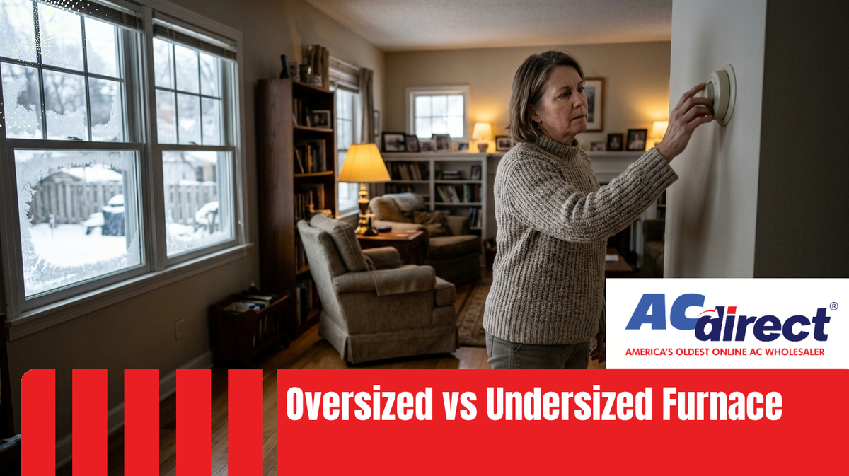 Oversized vs Undersized Furnace: Why Bigger Is Not Better and What Each Mistake Feels Like
