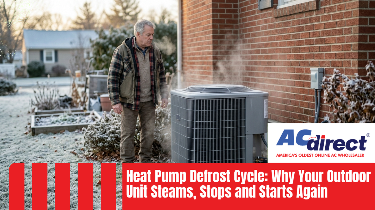 Heat Pump Defrost Cycle: Why Your Outdoor Unit Steams, Stops and Starts Again