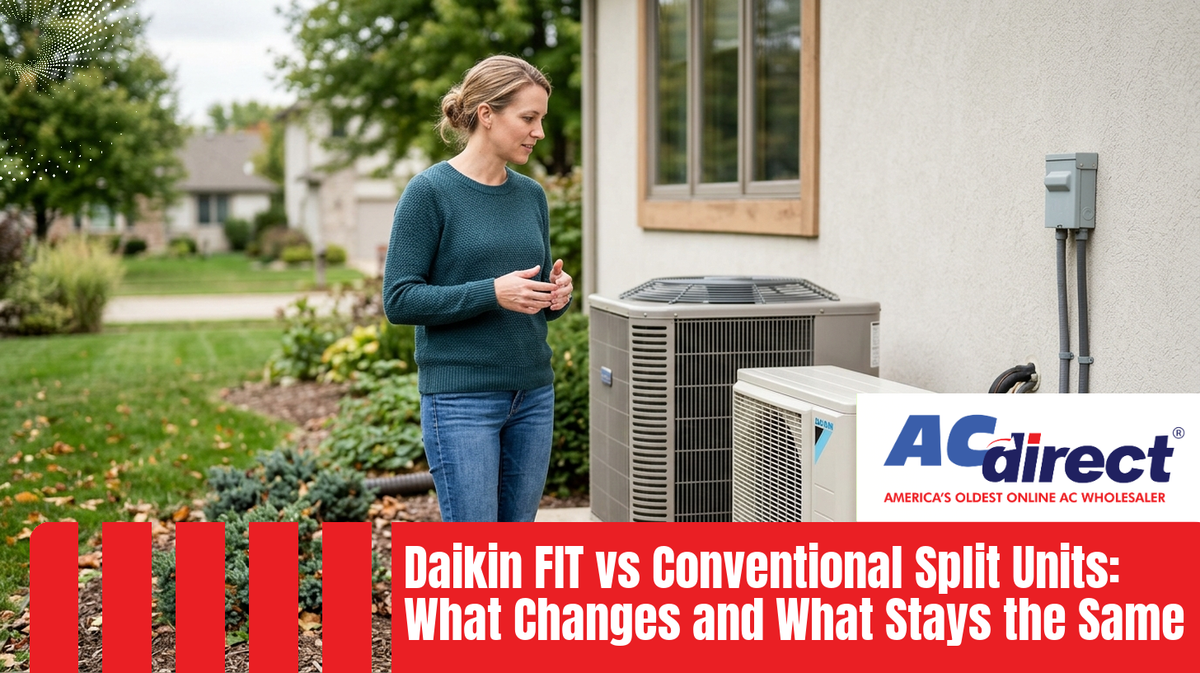 Daikin FIT vs Conventional Split Units: What Changes and What Stays the Same
