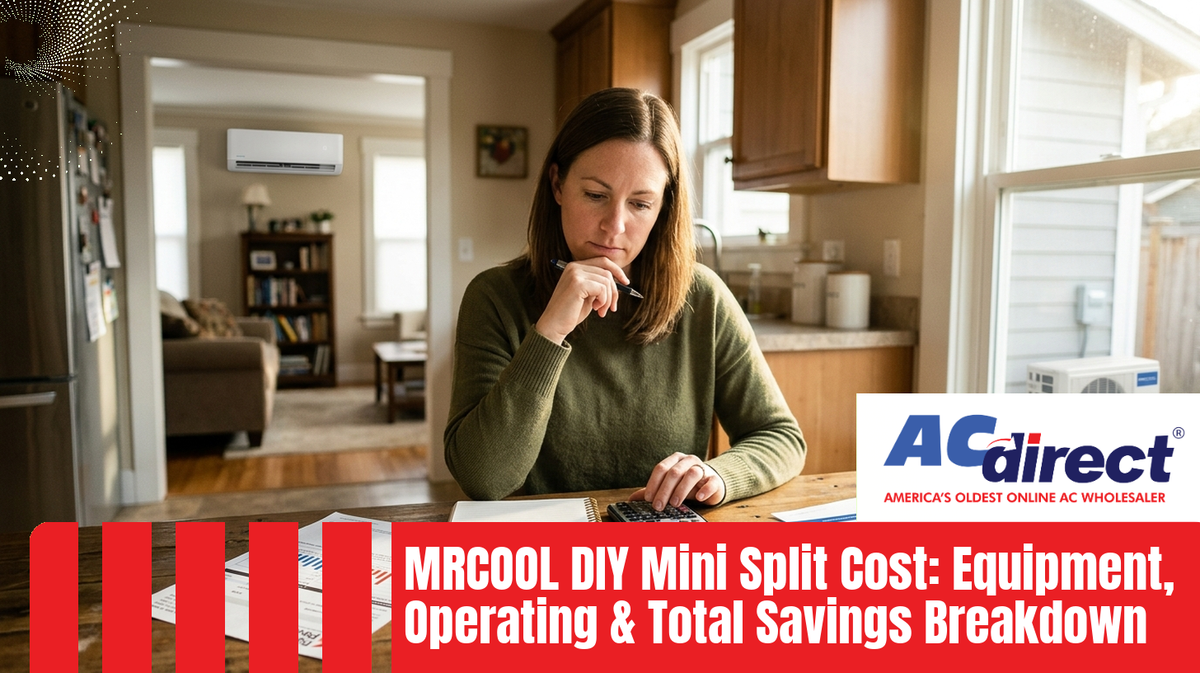 Featured image for: MRCOOL DIY Mini Split Cost: Equipment, Operating & Total Savings Breakdown