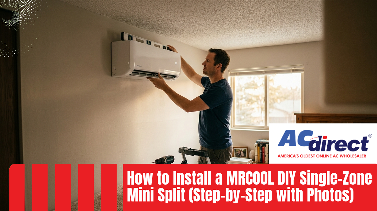 Featured image for: How to Install a MRCOOL DIY Single-Zone Mini Split (Step-by-Step with Photos)