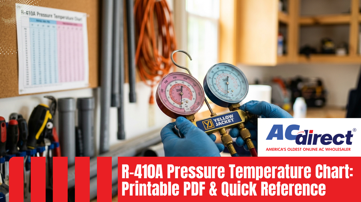 Featured image for: R-410A Pressure Temperature Chart: Printable PDF & Quick Reference