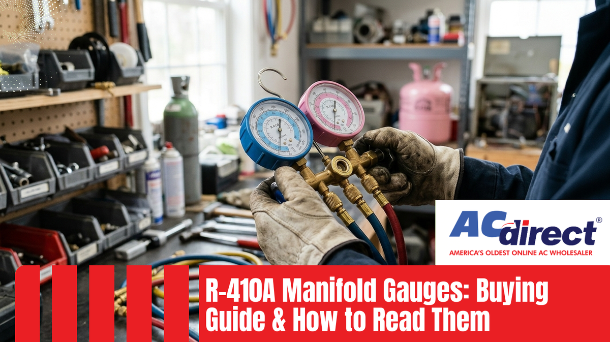Featured image for: R-410A Manifold Gauges: Buying Guide & How to Read Them