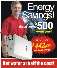 ECU heat recovery unit provides free hot water