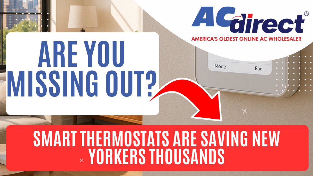 An energy-efficient Honeywell smart thermostat mounted in a sunlit New York apartment, combining modern comfort with connected technology.