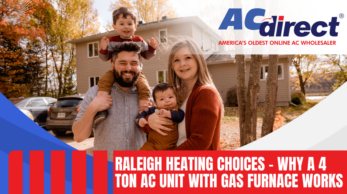 From humid summers to icy winters, Raleigh families rely on smart heating choices. See why a 4 ton AC unit with gas furnace is often the right fit.