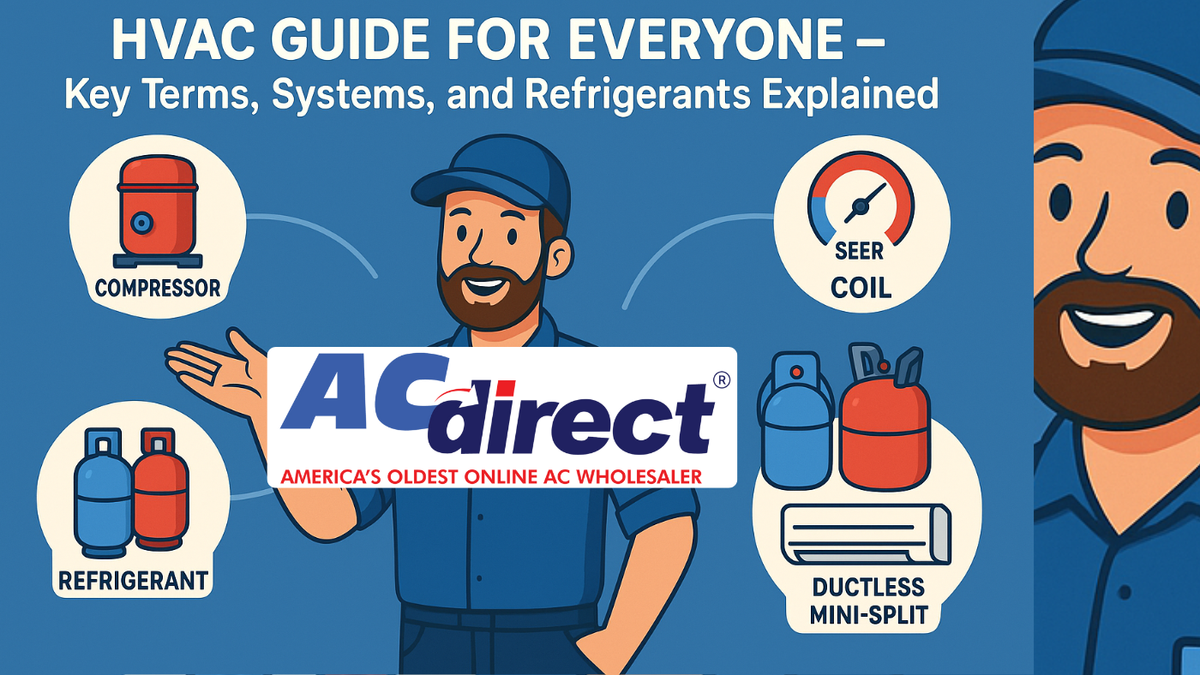 HVAC Guide for Everyone - Key Terms, Systems, and Refrigerants Explained