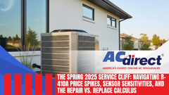 The Spring 2025 Service Cliff: Navigating R-410A Price Spikes, Sensor Sensitivities, and the Repair vs. Replace Calculus