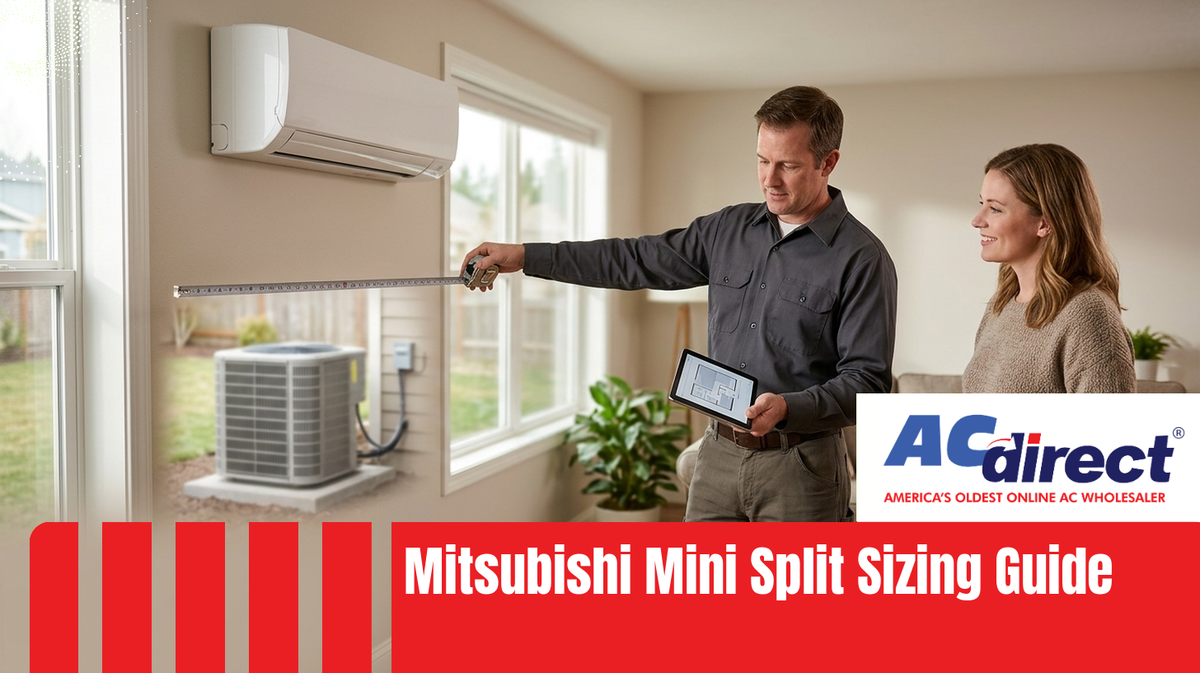 Mitsubishi Mini Split Sizing Guide: How to Choose a Wall-Mounted System