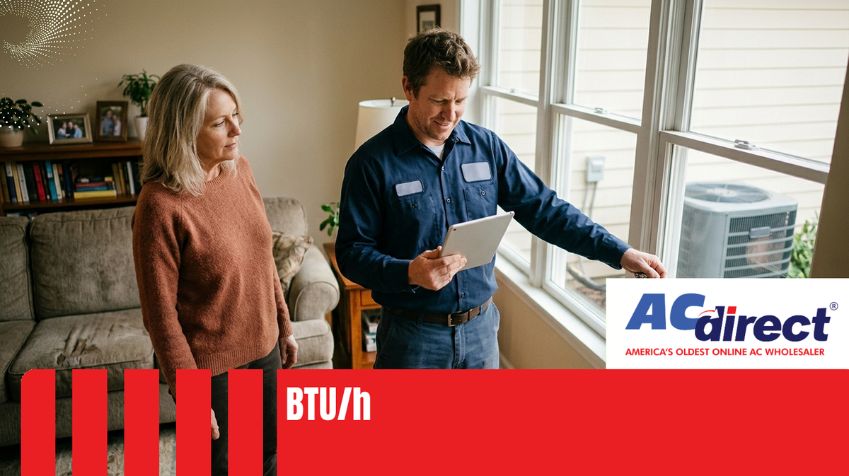 BTU/h: How to Calculate the Right AC Size for Your Space