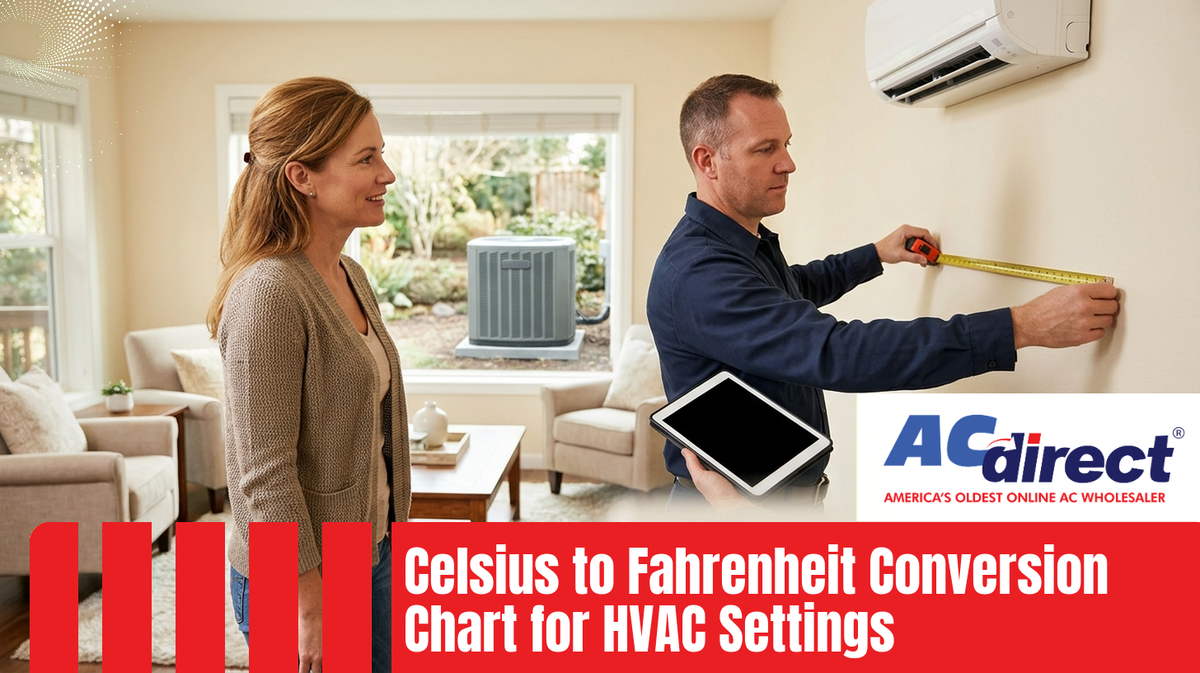 Celsius to Fahrenheit Conversion Chart for HVAC Settings