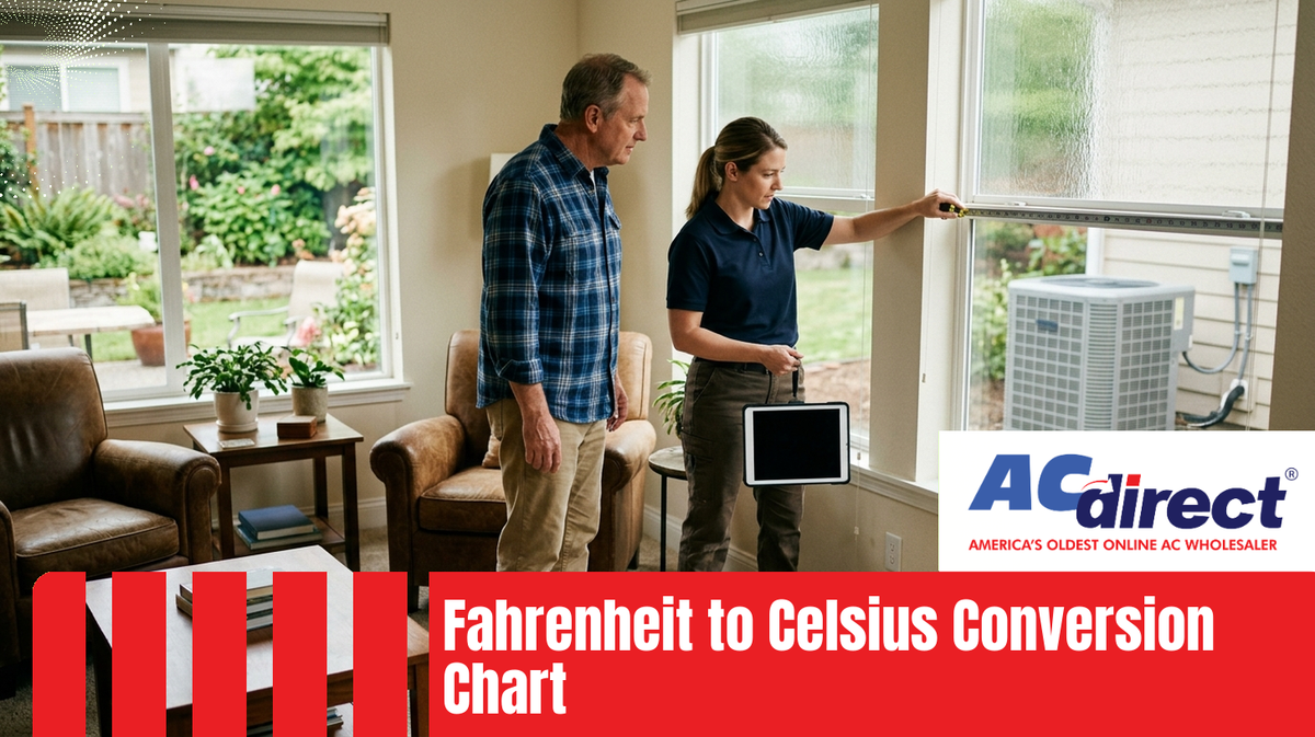 Fahrenheit to Celsius Conversion Chart: HVAC Applications