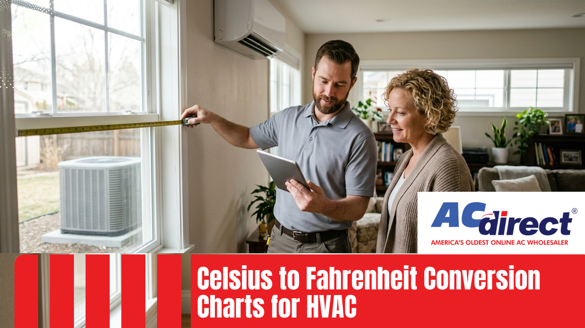 Celsius to Fahrenheit Conversion Charts for HVAC