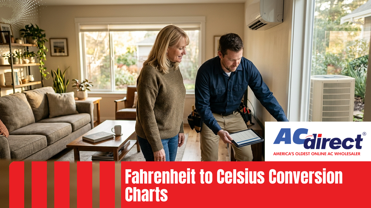 Easy Conversion Charts: Fahrenheit to Celsius for HVAC