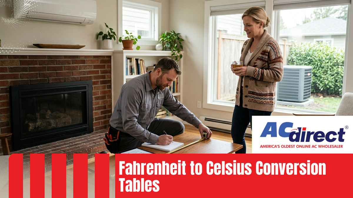 Easy Conversion Tables: Fahrenheit to Celsius for HVAC