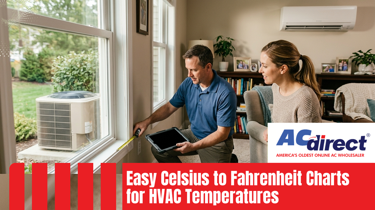 Easy Celsius to Fahrenheit Charts for HVAC Temperatures