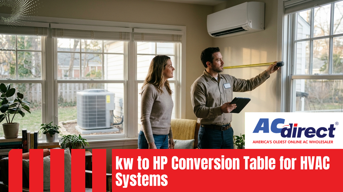 kw to HP Conversion Table for HVAC Systems