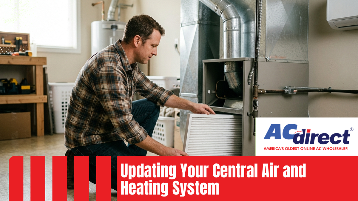Updating your central air and heating (HVAC) system is key to a healthy and energy efficient home - Learn why…