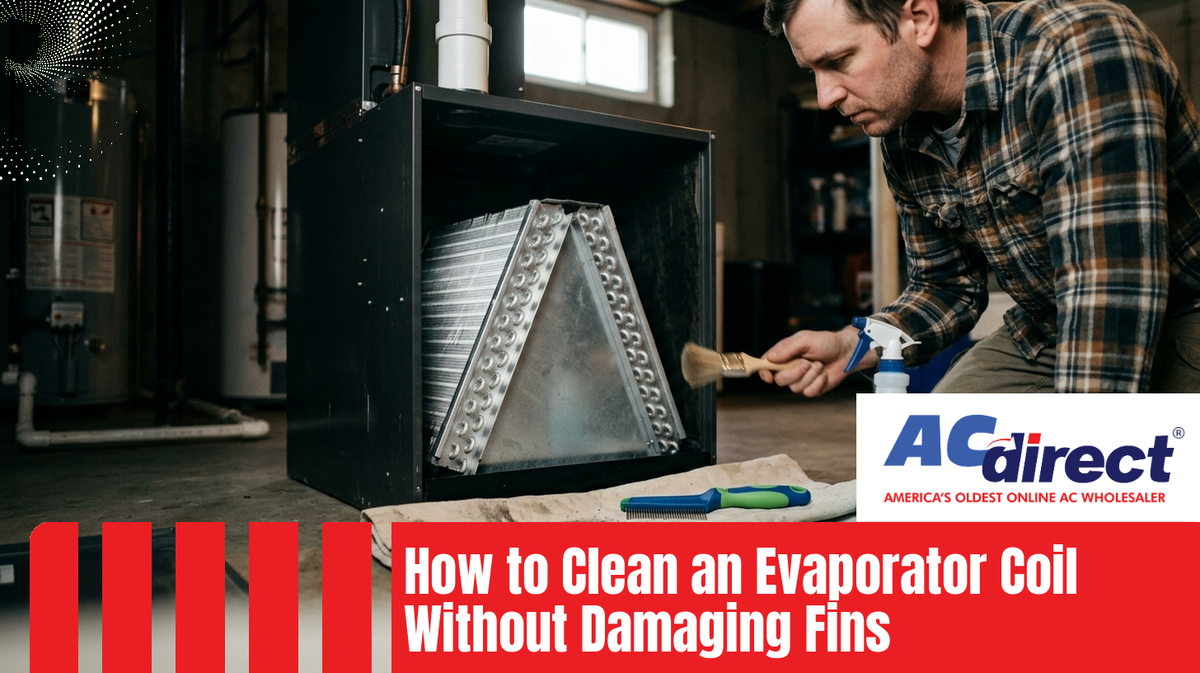 How to Clean an Evaporator Coil Without Damaging Fins