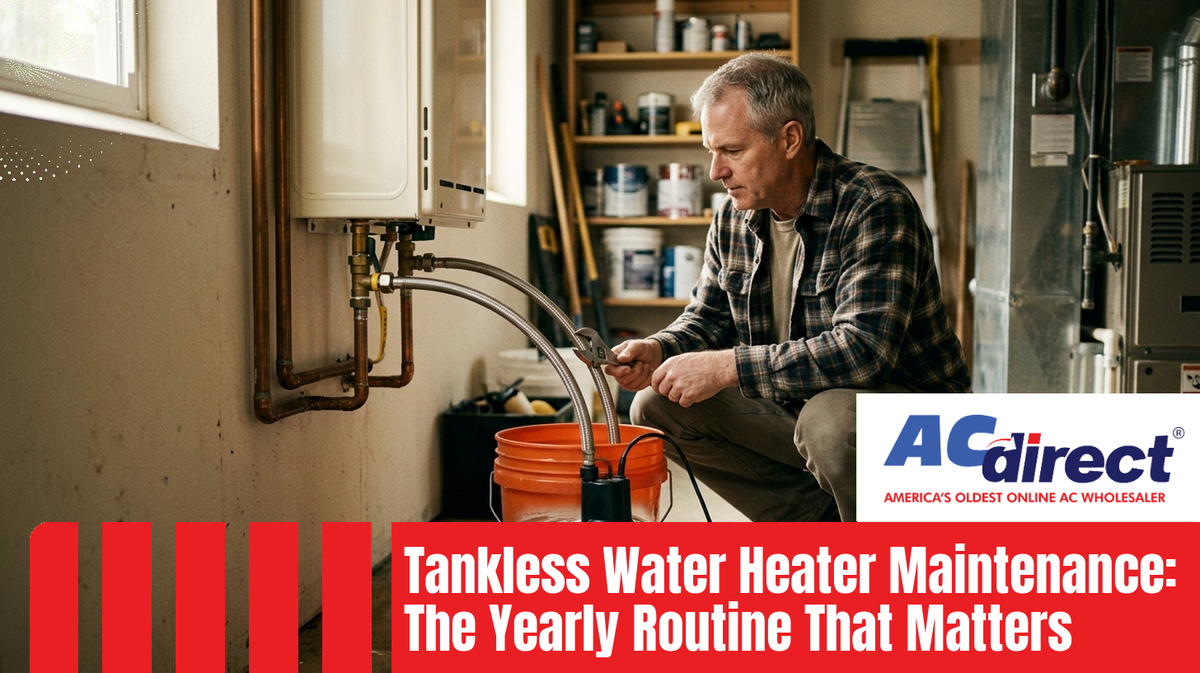 Tankless Water Heater Maintenance: The Yearly Routine That Matters