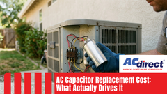 AC Capacitor Replacement Cost: What Actually Drives It