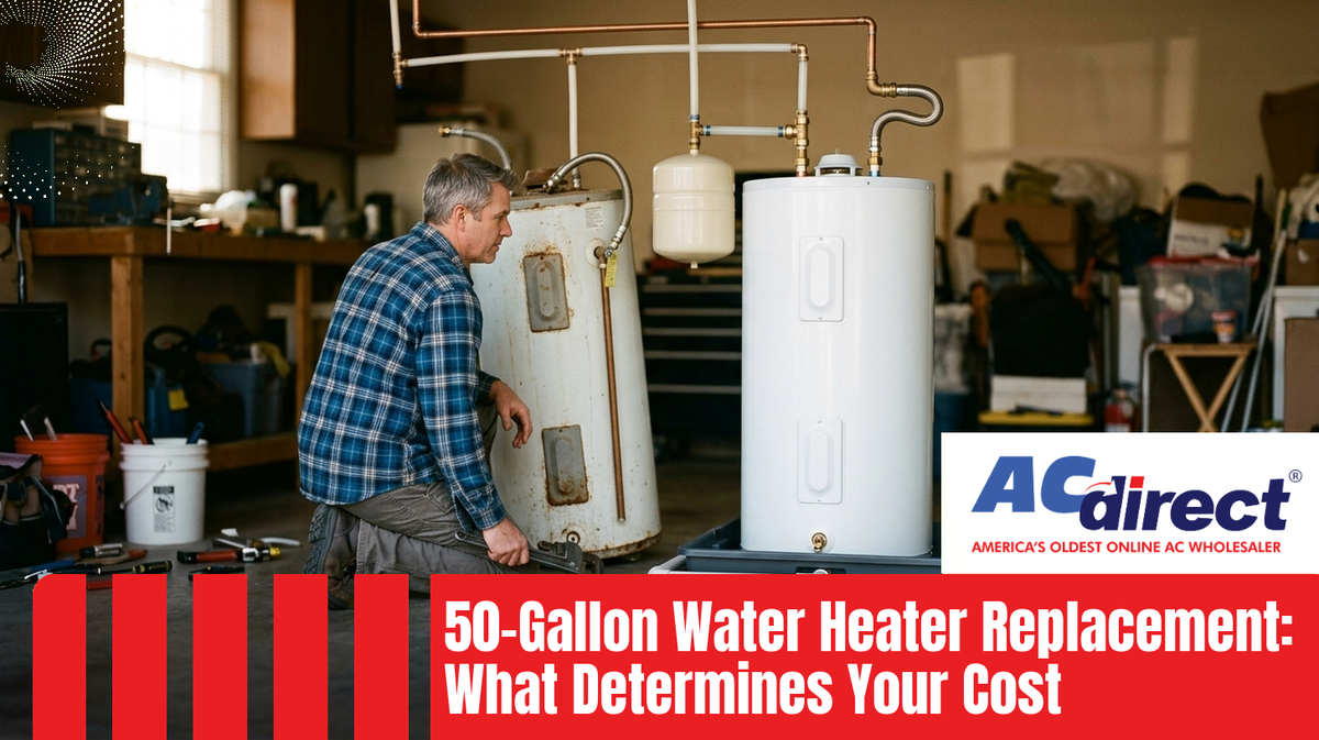 50-Gallon Water Heater Replacement: What Determines Your Cost