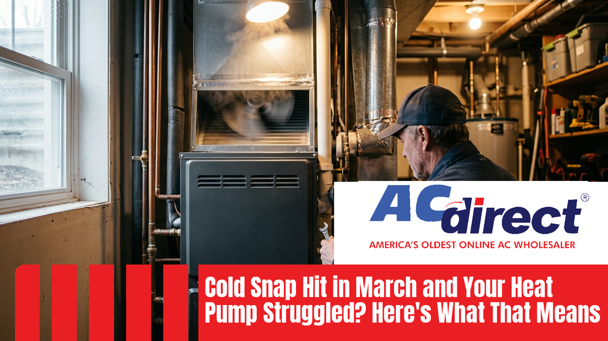 Featured image for blog post: Cold Snap Hit in March and Your Heat Pump Struggled? Here's What That Means