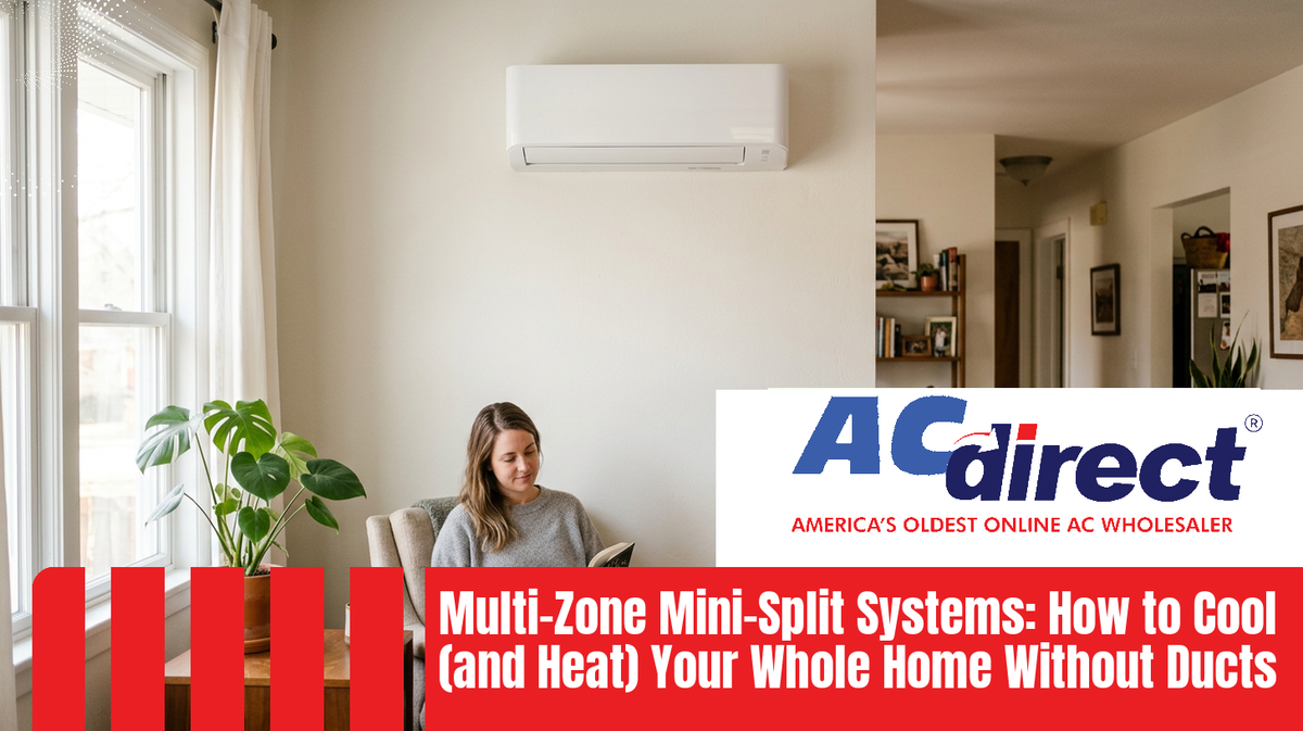 Featured image for blog post: Multi-Zone Mini-Split Systems: How to Cool (and Heat) Your Whole Home Without Ducts