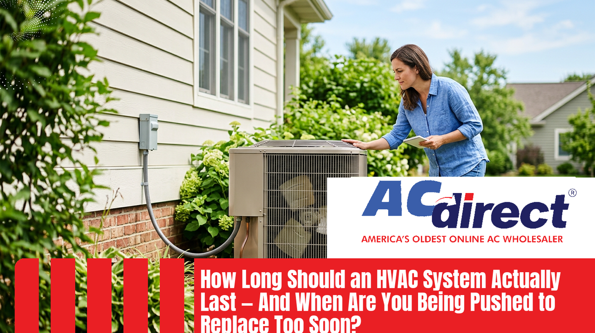 Featured image for blog post: How Long Should an HVAC System Actually Last — And When Are You Being Pushed to Replace Too Soon?