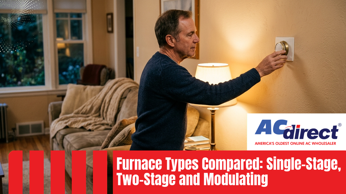 Furnace Types Compared: Single-Stage, Two-Stage, Modulating and the Blower That Goes With Them