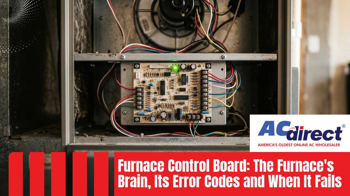 Furnace Control Board: The Furnace's Brain, Its Error Codes and When It Fails