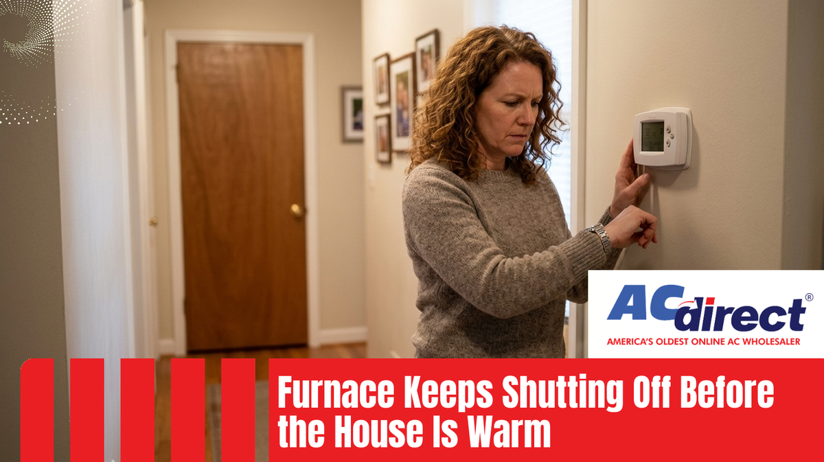 Furnace Keeps Shutting Off Before the House Is Warm: Safety Lockouts and What Trips Them