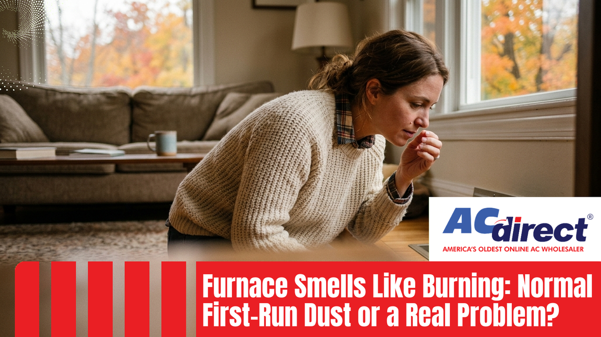 Furnace Smells Like Burning: Normal First-Run Dust or a Real Problem?