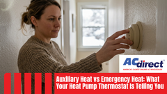 Auxiliary Heat vs Emergency Heat: What Your Heat Pump Thermostat Is Telling You