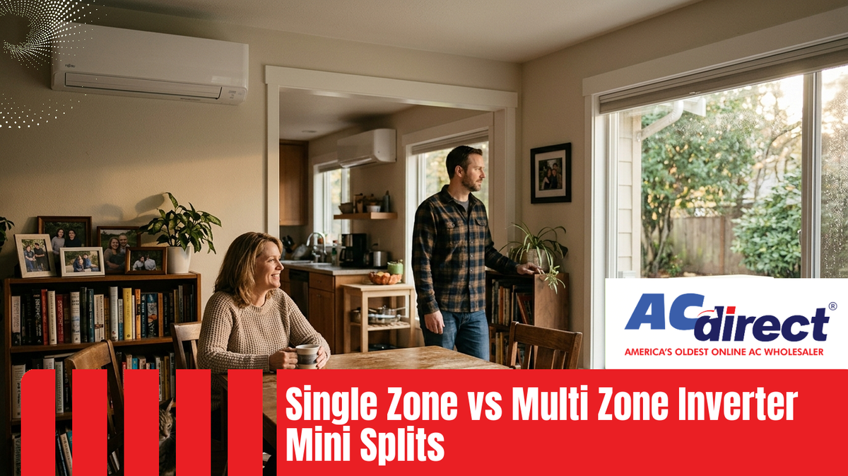 Single Zone vs Multi Zone Inverter Mini Splits