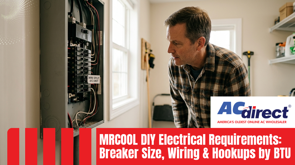 Featured image for: MRCOOL DIY Electrical Requirements: Breaker Size, Wiring & Hookups by BTU
