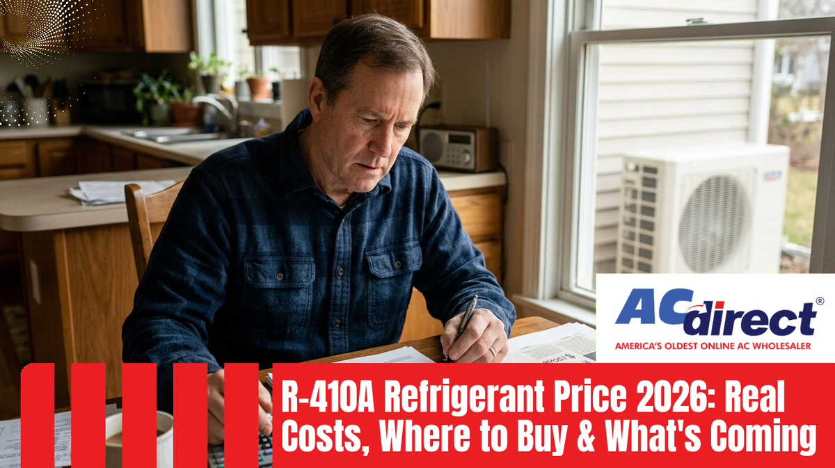Featured image for: R-410A Refrigerant Price 2026: Real Costs, Where to Buy & What's Coming