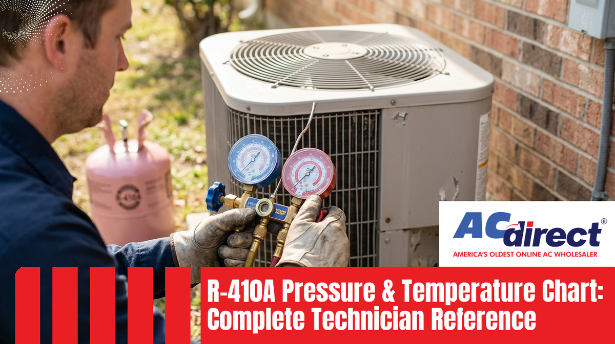Featured image for: R-410A Pressure & Temperature Chart: Complete Technician Reference