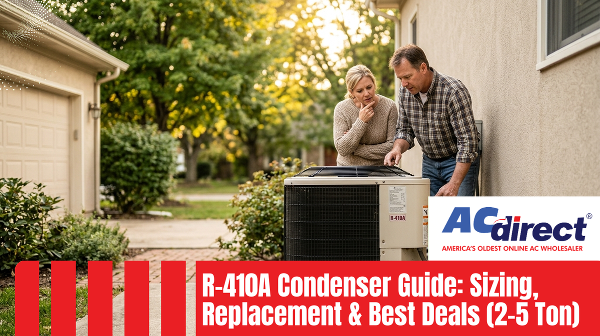 Featured image for: R-410A Condenser Guide: Sizing, Replacement & Best Deals (2-5 Ton)