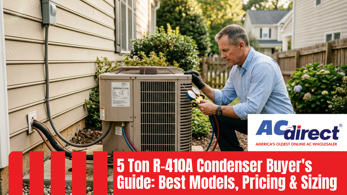 Featured image for: 5 Ton R-410A Condenser Buyer's Guide: Best Models, Pricing & Sizing