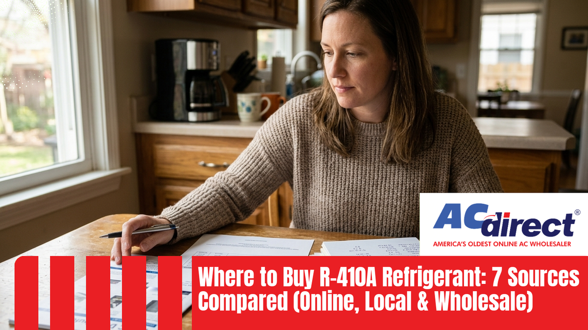 Featured image for: Where to Buy R-410A Refrigerant: 7 Sources Compared (Online, Local & Wholesale)