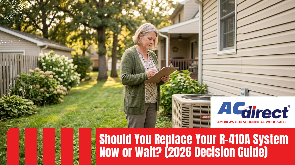 Featured image for: Should You Replace Your R-410A System Now or Wait? (2026 Decision Guide)